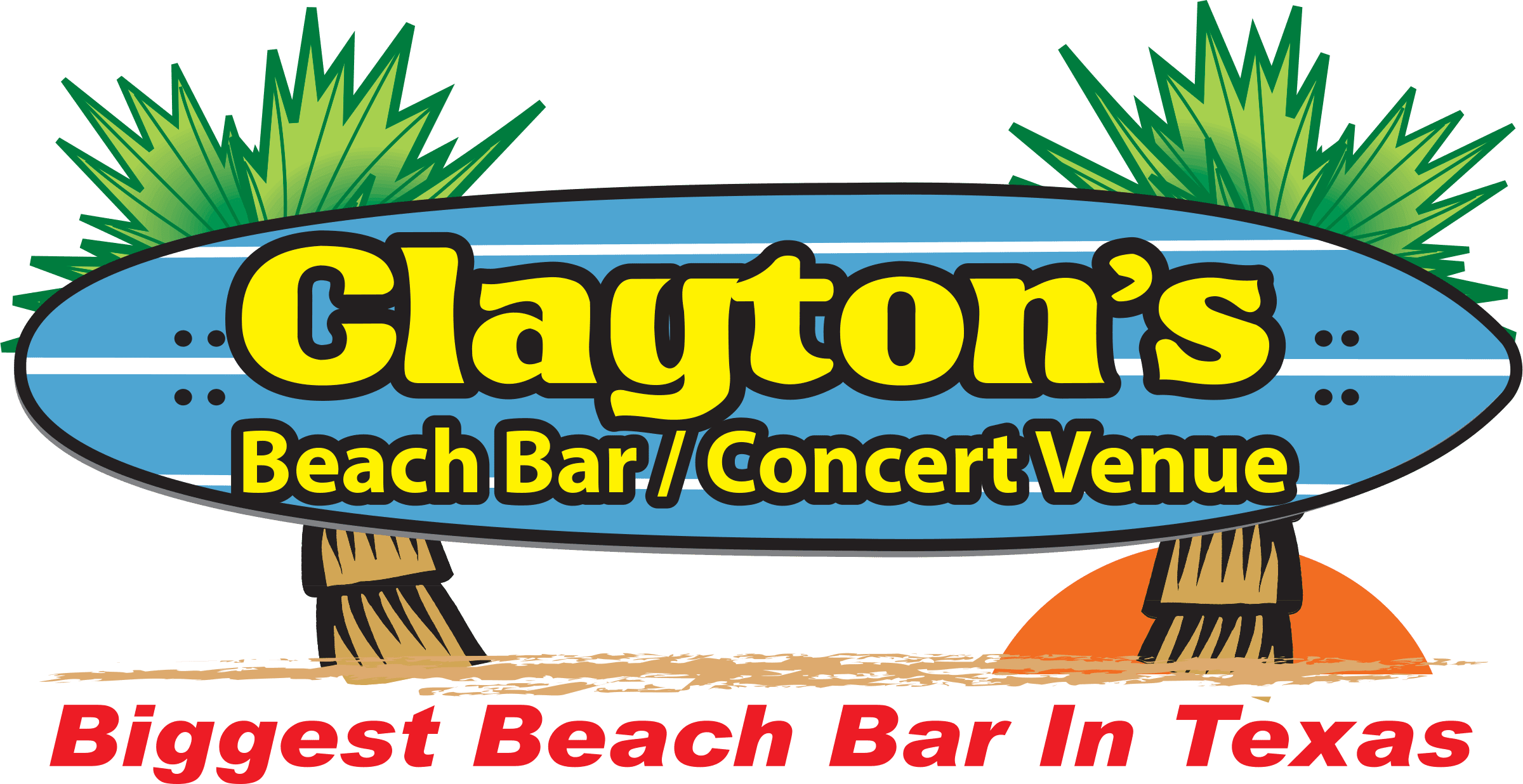 Clayton's Beach Bar and Concert Venue in South Padre Island, TX